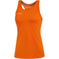 Damski tank top Jako top Run 2.0. Brązowe topy JAKO, bez wzorów, sportowe, bez kołnierzyka, bez ramiączek. Za 155.50 zł.