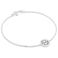 Bransoletka Tory Burch. Szare bransoletki Tory Burch, srebrne. Za 289.99 zł.