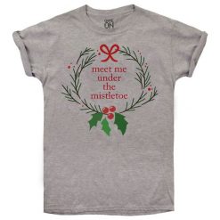 Christmas T-Shirt T-Shirt Damski Mistletoe Xl Szary. T-shirty marki Christmas T-Shirt. W wyprzedaży za 38.00 zł.