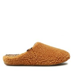 Kapcie Toni Pons. Brązowe kapcie Toni Pons, bez wzorów. Za 129.99 zł.