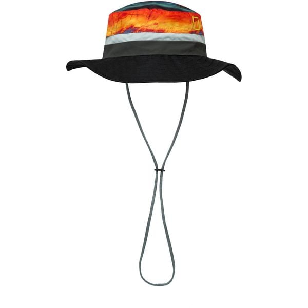 Kapelusz BUFF EXPLORE BOONEY HAT. Żółte kapelusze Buff, bez wzorów, sportowe. Za 219.90 zł.