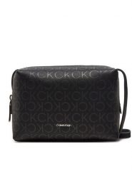 Calvin Klein Torebka Ck Must Mini K60K612446 Czarny. Czarne listonoszki Calvin Klein, bez wzorów, ze skóry, bez dodatków. Za 239.99 zł.