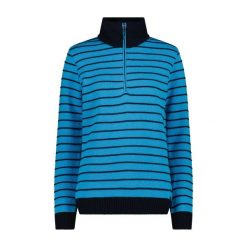 Sweter damski CMP. Niebieskie swetry CMP, na zimę, bez wzorów, eleganckie, bez ramiączek. Za 340.00 zł.