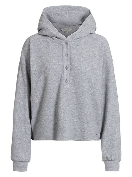 Herrlicher Bluza "Hayat" w kolorze szarym rozmiar: M. Szare bluzy Herrlicher, m, bez wzorów, bez ramiączek, z kapturem. Za 214.95 zł.