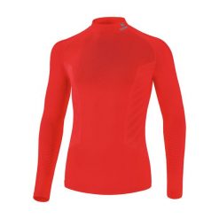 Koszulka kompresyjna z długim rękawem i wysokim dekoltem Erima Athletic. Czerwone bielizna termoaktywna damska Erima, bez wzorów, bez ramiączek. Za 182.50 zł.