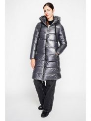 ASSUILI Płaszcz pikowany w kolorze szarym rozmiar: 38. Szare płaszcze Assuili, bez wzorów, klasyczne, bez kaptura. Za 369.99 zł.