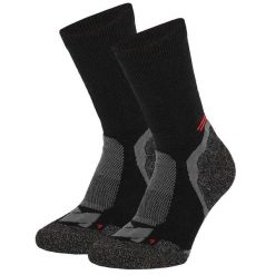 Skarpety turystyczne - Wełna Merino - Multi czarny - 2 pary. Czarne skarpetki XTREME, bez wzorów, z wełny. Za 128.95 zł.