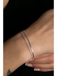 Heliophilia Srebrna bransoletka rozmiar: onesize. Szare bransoletki Heliophilia, srebrne. Za 78.99 zł.