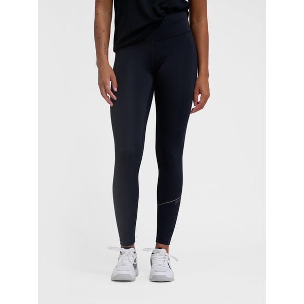 Damskie legginsy z kieszenią Hummel Court. Czarne legginsy Hummel, bez wzorów, sportowe. Za 254.50 zł.