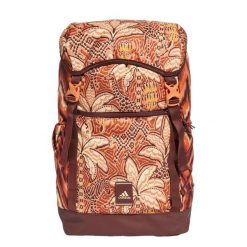 Plecak adidas x FARM Rio Premium. Brązowe plecaki adidas, bez wzorów, z materiału, bez dodatków. W wyprzedaży za 228.80 zł.