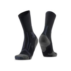 Skarpetki biegowe X-Socks Perform Crew. Czarne skarpetki X-Socks, bez wzorów, z poliamidu. Za 84.00 zł.