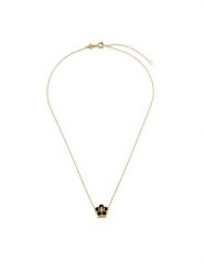 Tory Burch Naszyjnik 147287 Złoty. Żółte naszyjniki Tory Burch, z tworzywa sztucznego, metalowe. Za 379.99 zł.