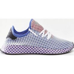 Sneakersy fioletowe Adidas Deerupt Runner W CG6095 - fioletowy. Fioletowe buty sportowe lifestyle adidas, bez wzorów, sportowe, bez zapięcia. Za 349.99 zł.