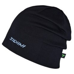 Czapka Silvini Trigola. Czarne czapki zimowe Silvini, bez wzorów. Za 184.00 zł.