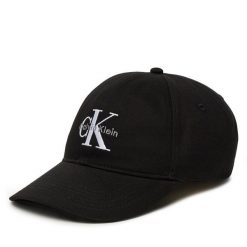 Czapka z daszkiem Calvin Klein Jeans. Czarne czapki z daszkiem Calvin Klein Jeans, bez wzorów, z jeansu. Za 179.99 zł.
