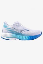 Buty do biegania damskie Mizuno Wave Rider 28. Białe buty do biegania Mizuno, bez wzorów, z gumy, bez zapięcia, do biegania, mizuno wave. Za 409.99 zł.