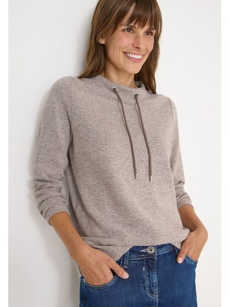 Cecil Bluza w kolorze beżowym rozmiar: XXL. Brązowe bluzy Cecil, xxl, bez wzorów, bez ramiączek, bez kaptura. Za 122.09 zł.