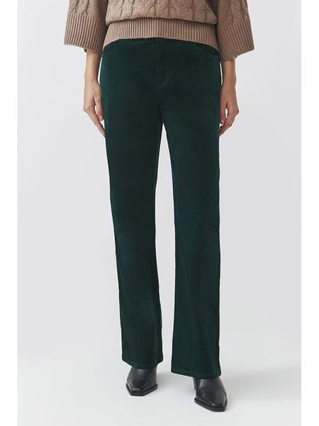 TATUUM Spodnie w kolorze ciemnozielonym rozmiar: 44. Zielone spodnie materiałowe Tatuum, z aplikacjami, z materiału, klasyczne, z podwyższonym stanem. Za 144.58 zł.