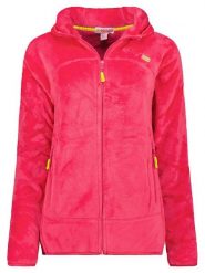 Geographical Norway Kurtka polarowa "Upalood" w kolorze różowym rozmiar: L. Różowe kurtki Geographical Norway, l, bez wzorów, z polaru, bez kaptura. Za 96.14 zł.