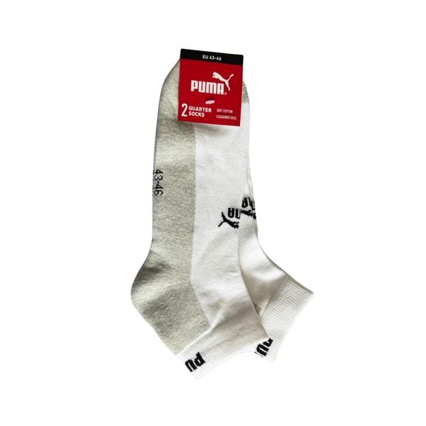 Puma Skarpety 2-Pack 93899101. Białe skarpetki Puma, bez wzorów, z bawełny. Za 36.99 zł.