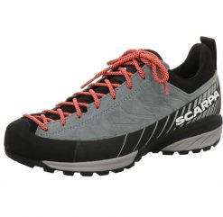 Buty podejściowe damskie Scarpa Mescalito. Brązowe buty treningowe Scarpa, bez wzorów, z materiału, bez zapięcia, wspinaczkowe. Za 829.99 zł.