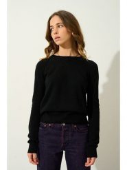 AUTHENTIC CASHMERE Kaszmirowy sweter "Etret" w kolorze czarnym rozmiar: S. Czarne swetry AUTHENTIC CASHMERE, s, bez wzorów, z kaszmiru, bez ramiączek. Za 347.99 zł.