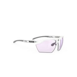 Okulary Rudy Project MAGNUS WHITE GLOSS - Impactx™ Photochromic 2 Laser Purple. Białe okulary przeciwsłoneczne Rudy Project, bez wzorów. W wyprzedaży za 911.50 zł.