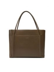 Calvin Klein Torebka Ck Linn Large Shopper K60K613109 Brązowy. Brązowe shopper bag Calvin Klein, bez wzorów, ze skóry, bez dodatków. Za 429.99 zł.