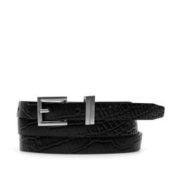 Pasek Damski GINO ROSSI. Czarne paski Gino Rossi, bez wzorów. Za 79.99 zł.