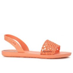 Sandały damskie Ipanema 82555 BREEZY SANDAL FEM. Brązowe sandały Ipanema, bez wzorów, z materiału, wakacyjne, bez obcasa, bez zapięcia. Za 69.00 zł.