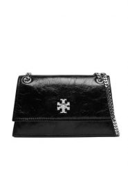 Tory Burch Torebka Kira 176642 Czarny. Czarne kopertówki Tory Burch, bez wzorów, ze skóry, wizytowe, bez dodatków. Za 1,889.00 zł.