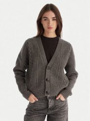 G-Star Raw Kardigan Cable D27729-D770 Szary Relaxed Fit. Szare swetry G-Star Raw, l, bez wzorów, z wełny, retro, bez ramiączek. Za 579.99 zł.