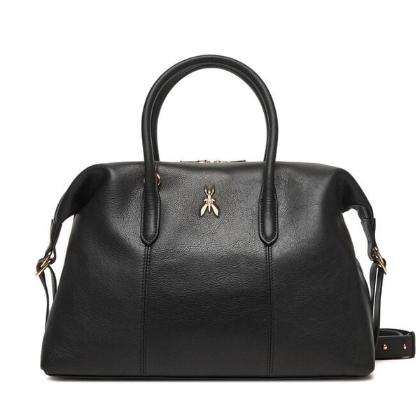 Torebka Patrizia Pepe. Czarne torebki klasyczne Patrizia Pepe, bez wzorów, klasyczne, bez dodatków. Za 1,629.00 zł.