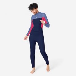 Pianka surfingowa damska Roxy Prologue z neoprenu 4/3 mm. Czerwone kombinezony Roxy, s, bez wzorów, z elastanu, sportowe, bez kołnierzyka, bez ramiączek, długie. Za 699.99 zł.
