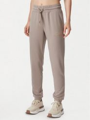 EA7 Emporio Armani Spodnie dresowe 8NTP66 TJ9RZ U6100 Beżowy ciemny Regular Fit. Brązowe spodnie sportowe EA7 Emporio Armani, bez wzorów, z dresówki. Za 514.99 zł.