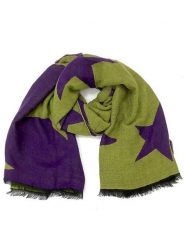 MILANO AMOUR Szal w kolorze fioletowo-zielonym - 176 x 68 cm rozmiar: onesize. Różowe szaliki i kominy MILANO AMOUR, bez wzorów, z materiału. Za 131.12 zł.
