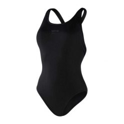 Damski kostium kąpielowy 1-częściowy Speedo Eco Endurance+ Power. Czarne kombinezony Speedo, l, bez wzorów, z materiału, eleganckie, bez kołnierzyka, bez ramiączek. Za 322.00 zł.