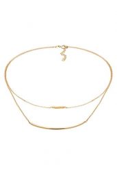 Elli Damski mankiet warstwowy Basic Glass Beads z pozłacanego srebra próby 925 Sterling Silver Naszyjniki 1 ct. Szare naszyjniki Elli, z materiału, pozłacane. Za 293.99 zł.