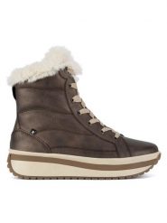 Rieker Revolution Lifestyle Botki W0963-90 Beżowy. Brązowe botki Rieker Revolution Lifestyle, bez wzorów, bez obcasa, na płaskiej podeszwie, bez zapięcia. Za 423.00 zł.