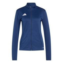 Bluza damska adidas Entrada Track. Białe bluzy adidas, bez wzorów, bez ramiączek, bez kaptura. Za 121.99 zł.