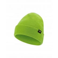 Ciepła czapka beanie z wełną merino Core Run CEP. Zielone czapki zimowe CEP, bez wzorów, z poliamidu, sportowe. Za 119.00 zł.