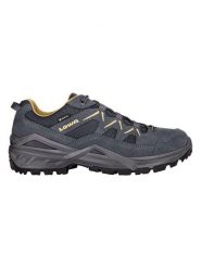 LOWA Buty turystyczne "Sirkos Evo GTX Lo" w kolorze granatowym rozmiar: 43,5. Niebieskie buty trekkingowe Lowa, bez wzorów, z gore-texu, bez zapięcia, outdoorowe, gore-tex. Za 645.95 zł.