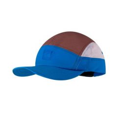 Czapka z daszkiem Buff 5 Panels Go Cap. Niebieskie czapki z daszkiem Buff, bez wzorów, sportowe. W wyprzedaży za 118.93 zł.