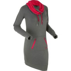 Długa bluza dresowa, długi rękaw bonprix szary melanż. Bluzy marki KALENJI. Za 129.99 zł.