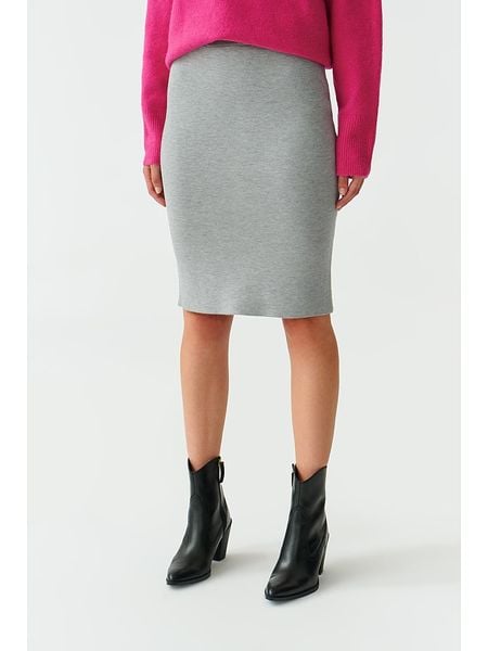 TATUUM Spódnica w kolorze jasnoszarym rozmiar: XS. Szare spódnice Tatuum, xs, bez wzorów, midi. Za 91.77 zł.