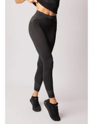 Spaio Legginsy sportowe "Breeze" w kolorze antracytowo-czarnym rozmiar: XL. Czarne legginsy Spaio, bez wzorów, sportowe. Za 117.99 zł.