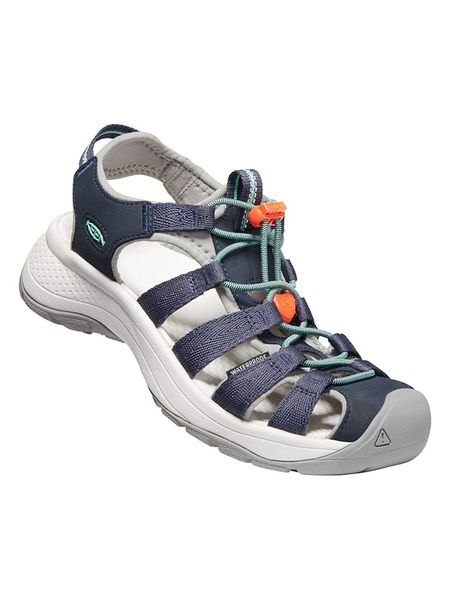 Keen Sandały "Astoria West" w kolorze szarym do wody rozmiar: 37. Szare sandały Keen, bez wzorów, z gumy, bez obcasa, na płaskiej podeszwie, bez zapięcia. Za 253.95 zł.