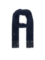Polo Ralph Lauren Szal 449959334006 Granatowy. Niebieskie szaliki i kominy Polo Ralph Lauren, bez wzorów, z wełny. Za 519.99 zł.