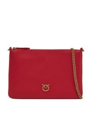 PINKO Torebka 100455 A0F1 R30Q Czerwony. Czerwone kopertówki Pinko, bez wzorów, ze skóry, bez dodatków. Za 419.99 zł.