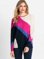 Olsen Sweter 11004143 Kolorowy Regular Fit. Swetry Olsen, bez wzorów, z syntetyku, bez ramiączek. Za 249.99 zł.
